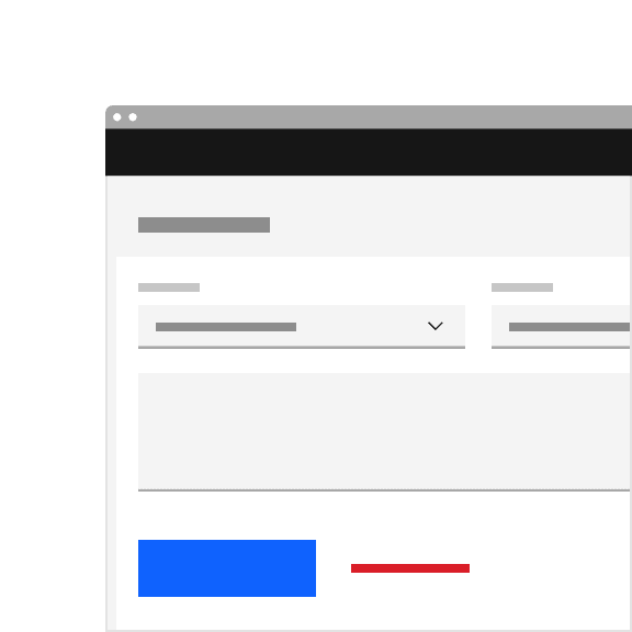 Do not use primary and danger ghost buttons together.