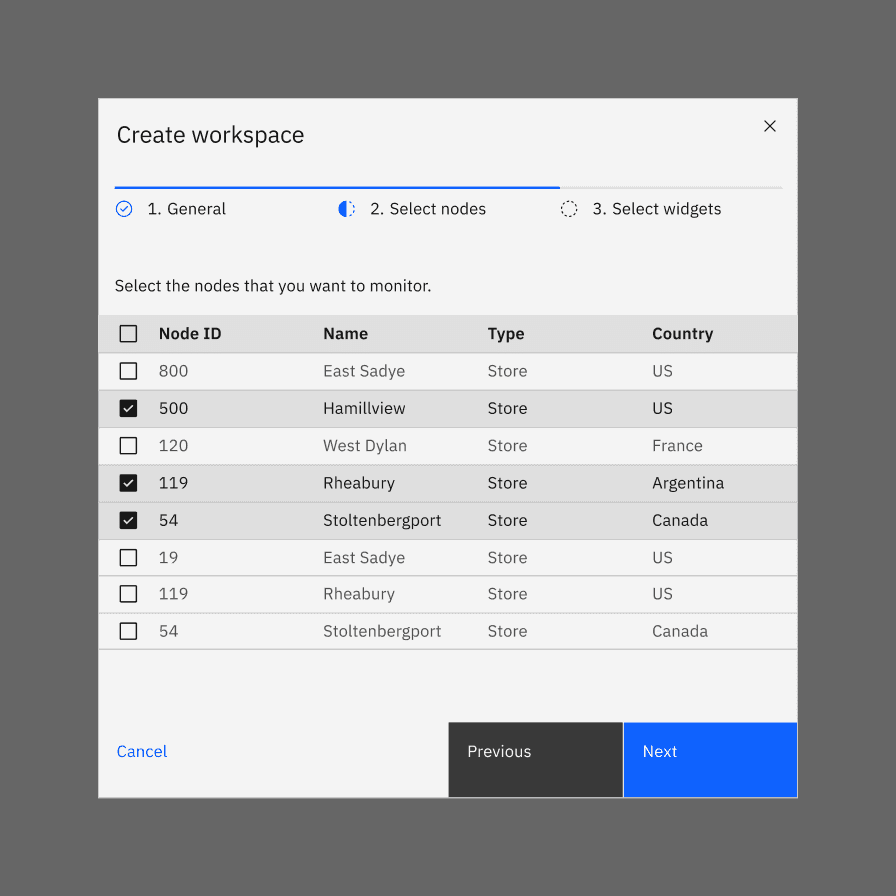 Do: keep data table interaction simple.