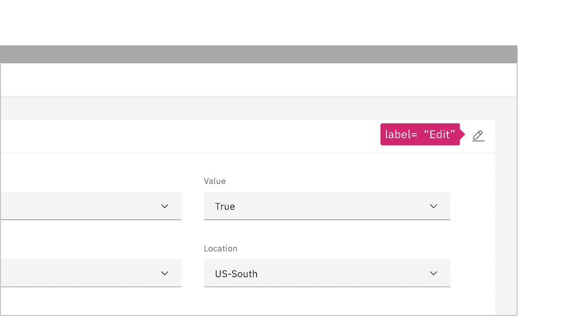 a button with a pencil icon has an annotation ‘label=Rename’